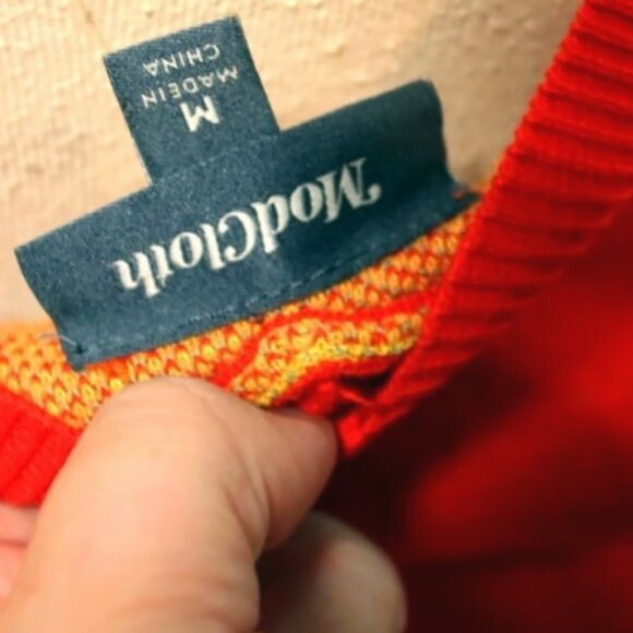 Modcloth knit Sweater dress 70s style - Picture 3 of 3